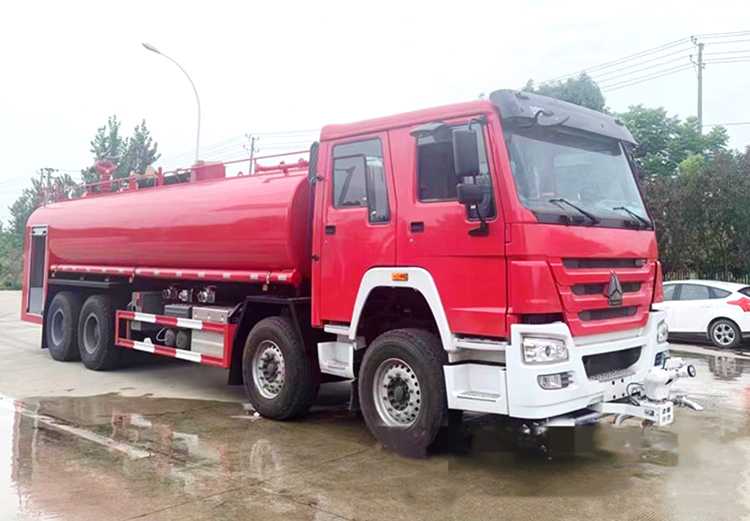 HOWO Fire Water Tank Truck